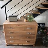 Solid walnut chest of drawers