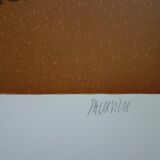 Gilles Sacksick: Beautiful Romanian Woman, original signed lithograph