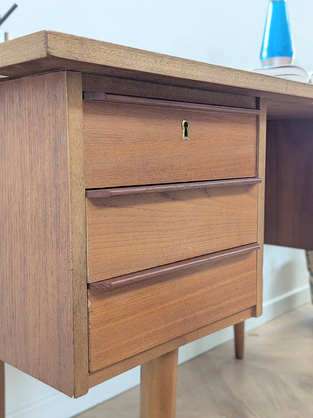 Vintage Danish teak desk