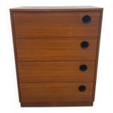 Vintage Teak shoe cabinet, Denmark, 1950s.