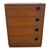 Vintage Teak shoe cabinet, Denmark, 1950s.