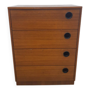 Vintage Teak shoe cabinet, Denmark, 1950s.