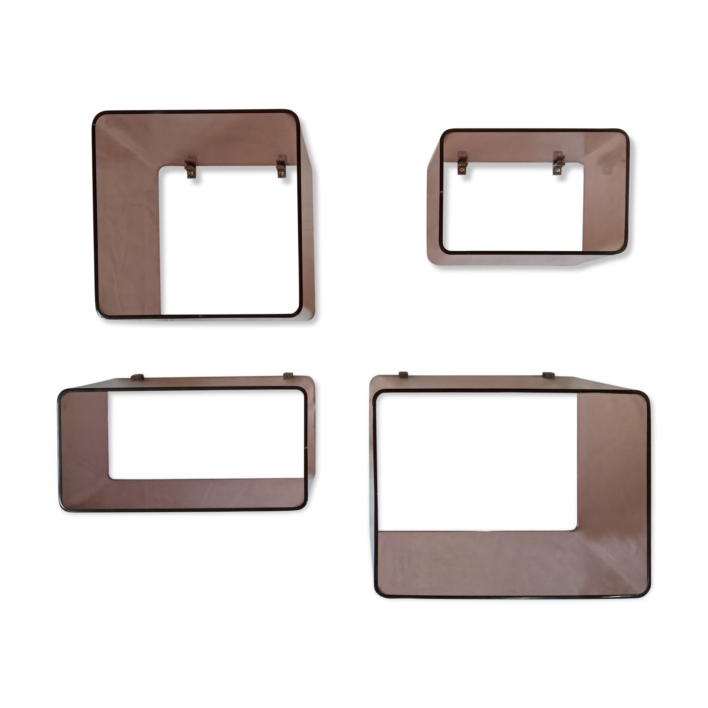 Plexiglas shelves 1970