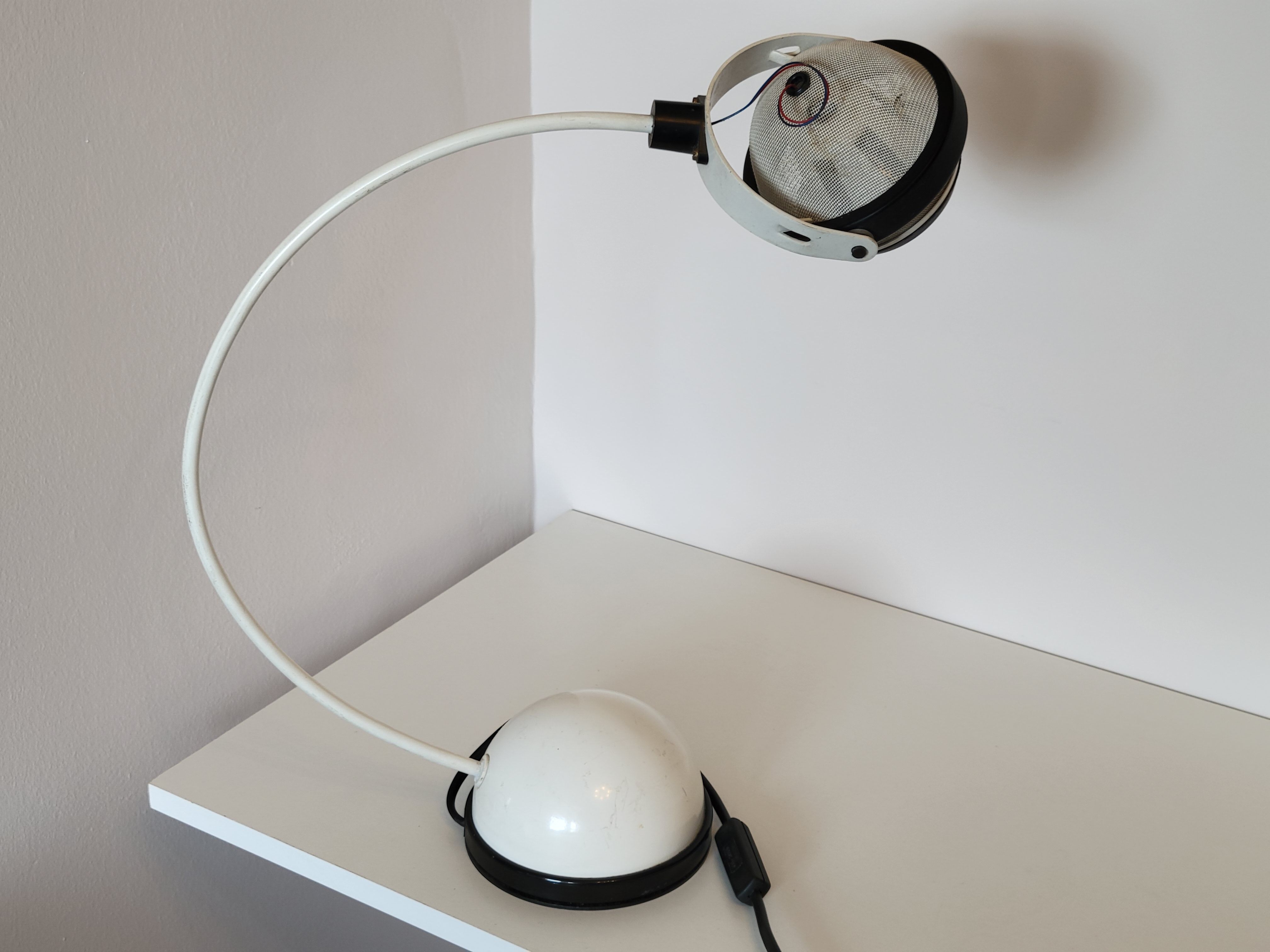 Vintage table lamp Veb Narva Rosa Luxemburg made in GDR