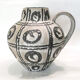 Beautiful vase Carstens 1960's Fat washes abstract décorby Heinz Siery