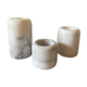 Series of marble candlesticks