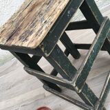 Former green workshop stool