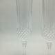 Lot of 5 D'arques Crystal champagne flutes model Longchamp