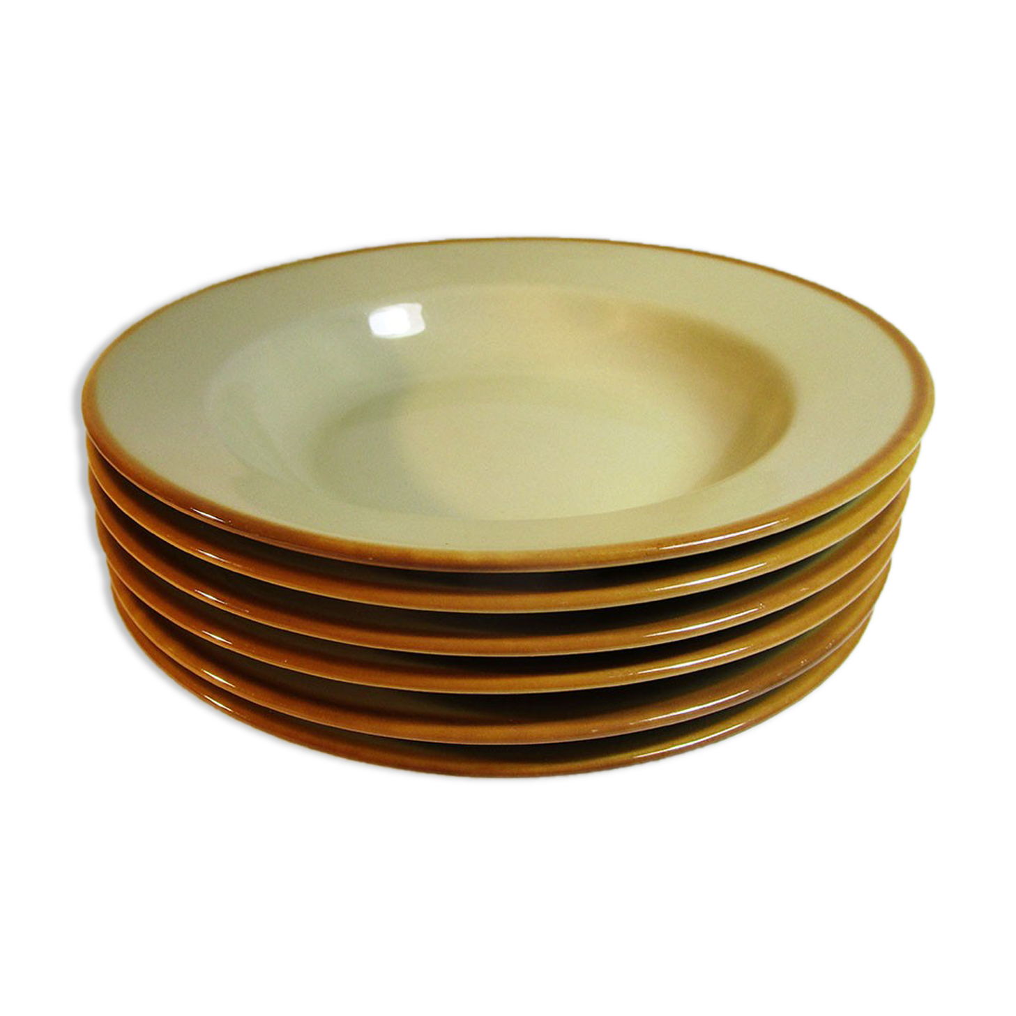 Hollow plates in brown sandstone