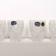 6 bohemian crystal liquor glasses
