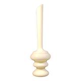 White opaline vase