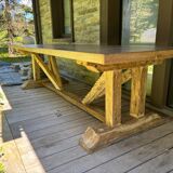 Table ancien de ferme en chene massif