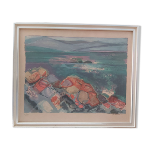 Lithographie de camille