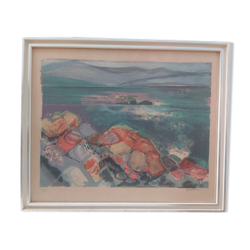 Lithographie de Camille Hilaire