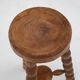 Vintage wooden spool stool
