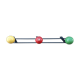 Vintage ball coat holder