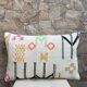 Handmade cushion cover in Berber wool: Moroccan Kilim cushion