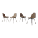 Vintage 4er Set Stühle Eames Vitra Miller Mid Century Design