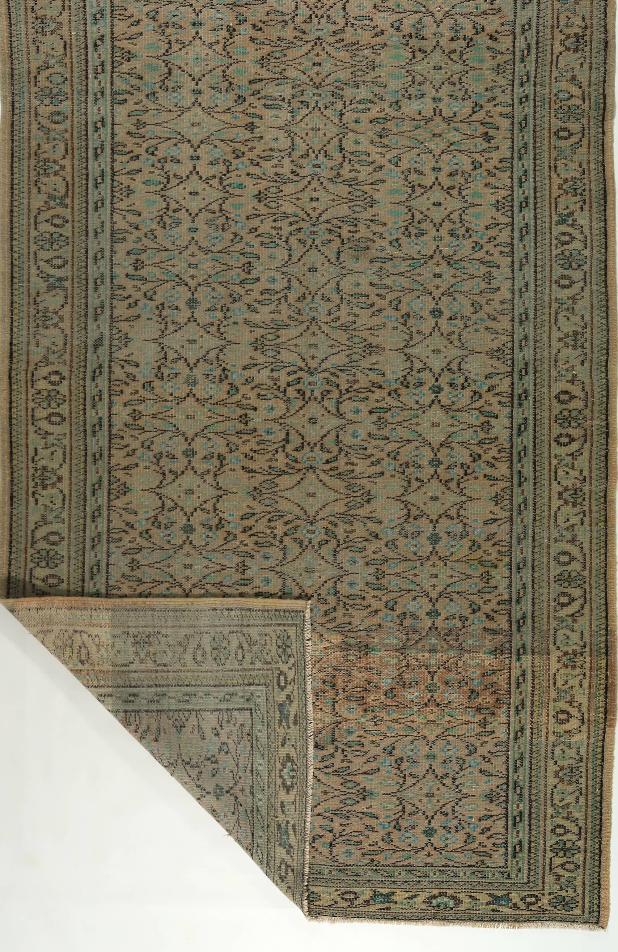 Anatolian handmade vintage rug 280 cm x 170 cm