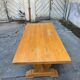 Large monastery table in solid oak – French handcrafted.