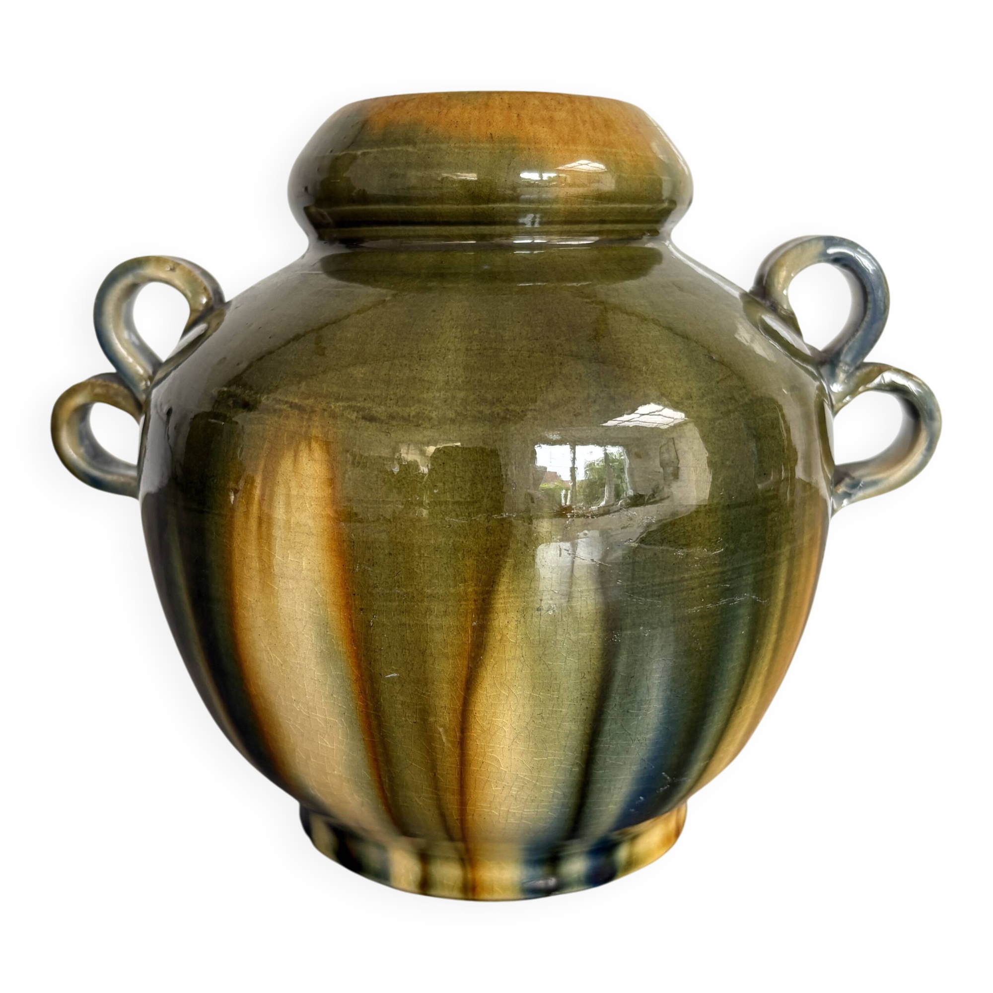 Vase signed FPP Vallauris France – Calvas Blanchon