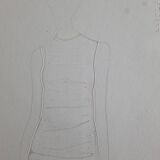 Mats Gustafson fashion publication excerpt, white, framed 30 x 40 cm