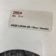 Suspension blanche par Anders Pehrson pour Atelje Lyktan