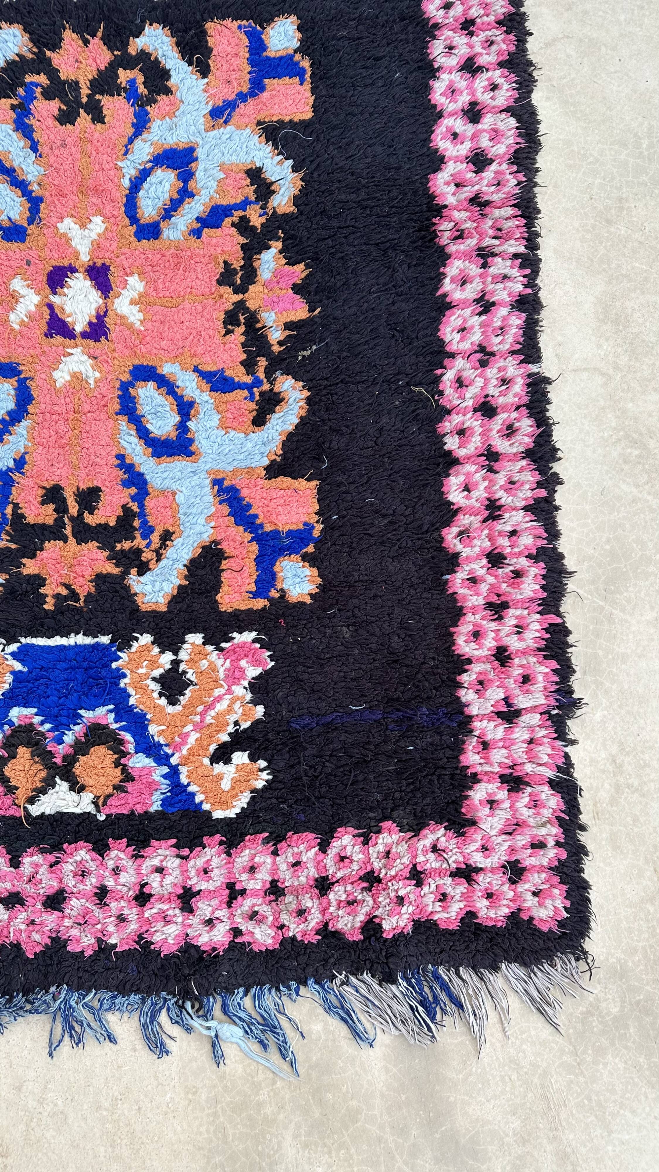 Colorful moroccan rug - 97 x 285 cm