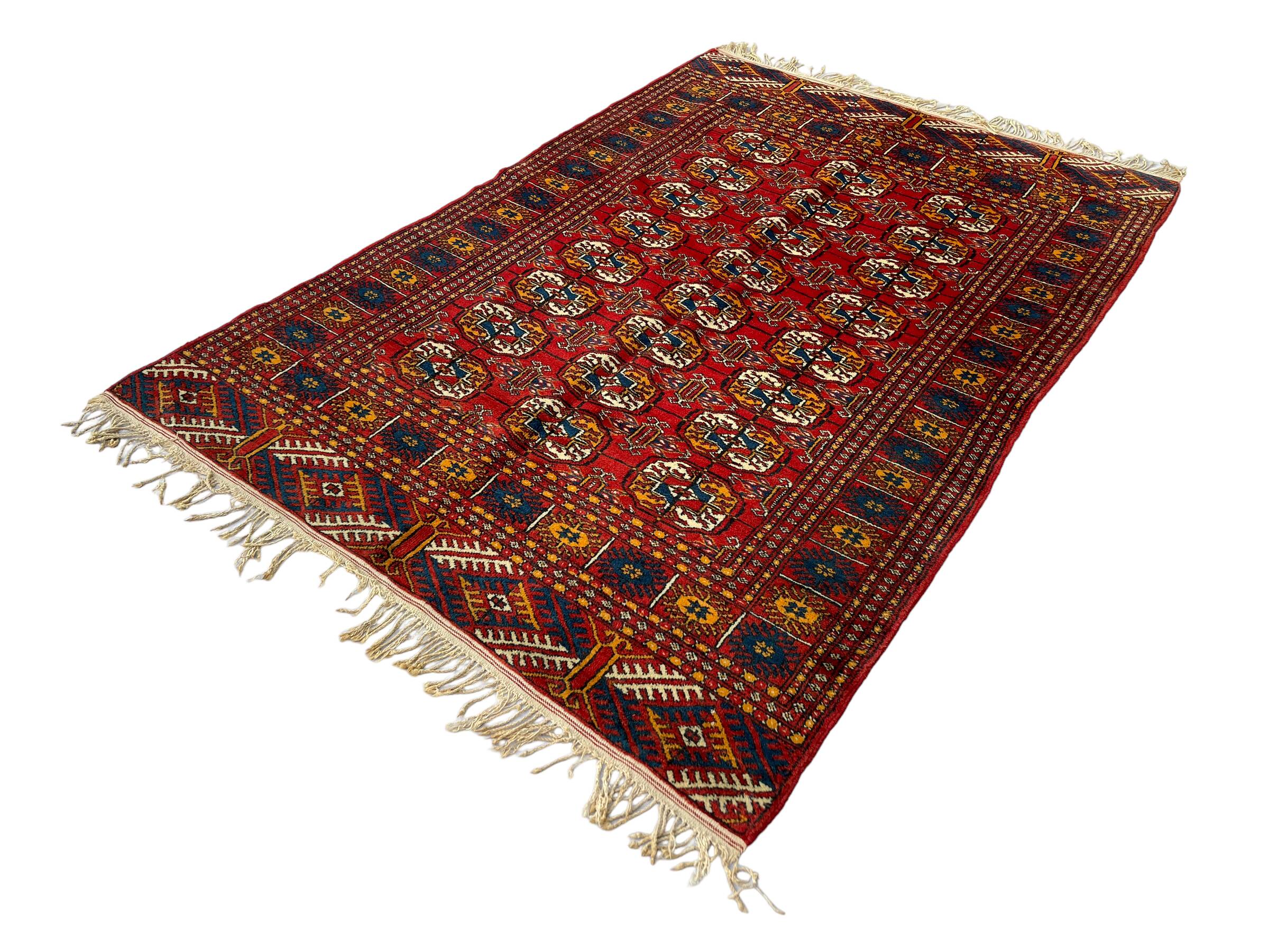Vintage Turkoman Rug , 188 x 125 cm
