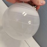 Beautiful table lamp, model Misty by Torben Jørgensen, Holmegaard Glassworks Denmark 1980.