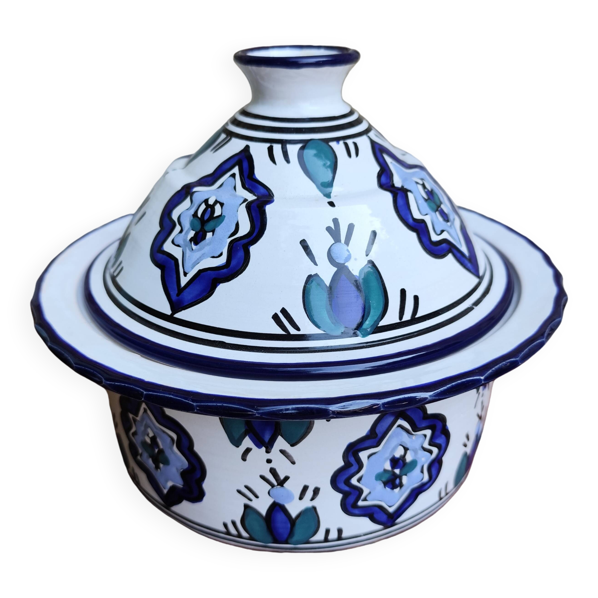 Moroccan ceramic dish