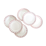 Flat plates red iron earth