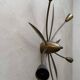 Lampe de plafond Sputnik en laiton des années 1950