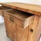 Vintage Parisian buffet in solid oak from the 60s