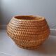 Old straw and bramble cache pot from 1950