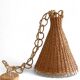 Suspension en osier rustique des années 1950, Espagne.