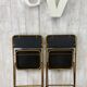 Paire de chaises pliantes vintage