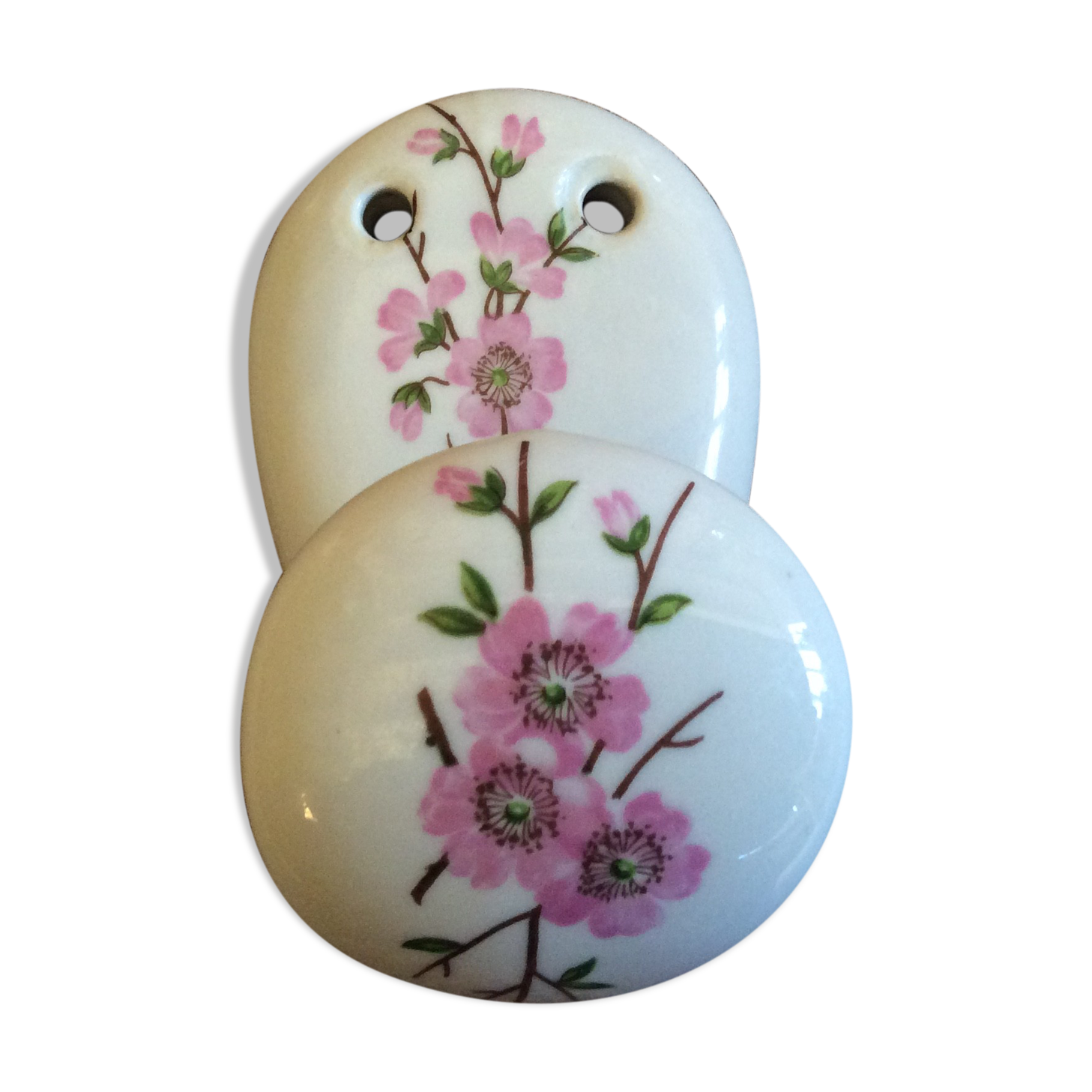 Patère en porcelaine