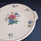 Digoin Sarreguemines ceramic pie dish, Agreste model