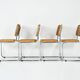 Ensemble de 4 chaises style B32 par Marcel Breuer