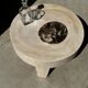 Dish in petrified wood