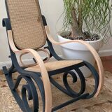 Bentwood rocking chair Paris gray/raw