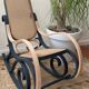 Bentwood rocking chair Paris gray/raw