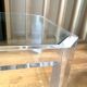 Table basse athena par david lange. 1970. 70x70