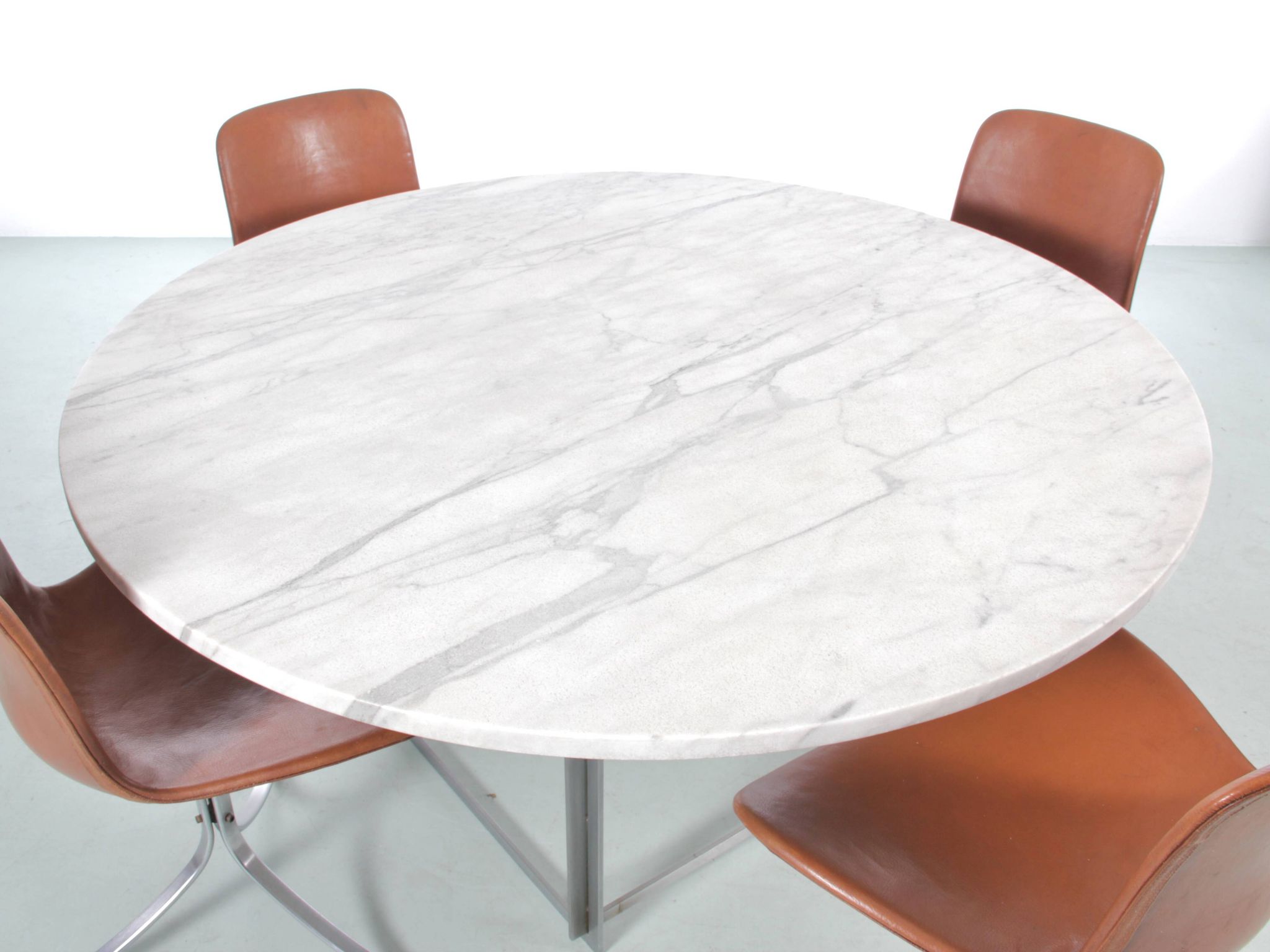 PK-54 Scandinavian dining table by Poul Kjaerholm for E. Kold Christense