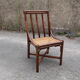 Office chair mc guire in bamboo and seat in cannage