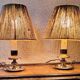 Paire de lampes bougeoirs