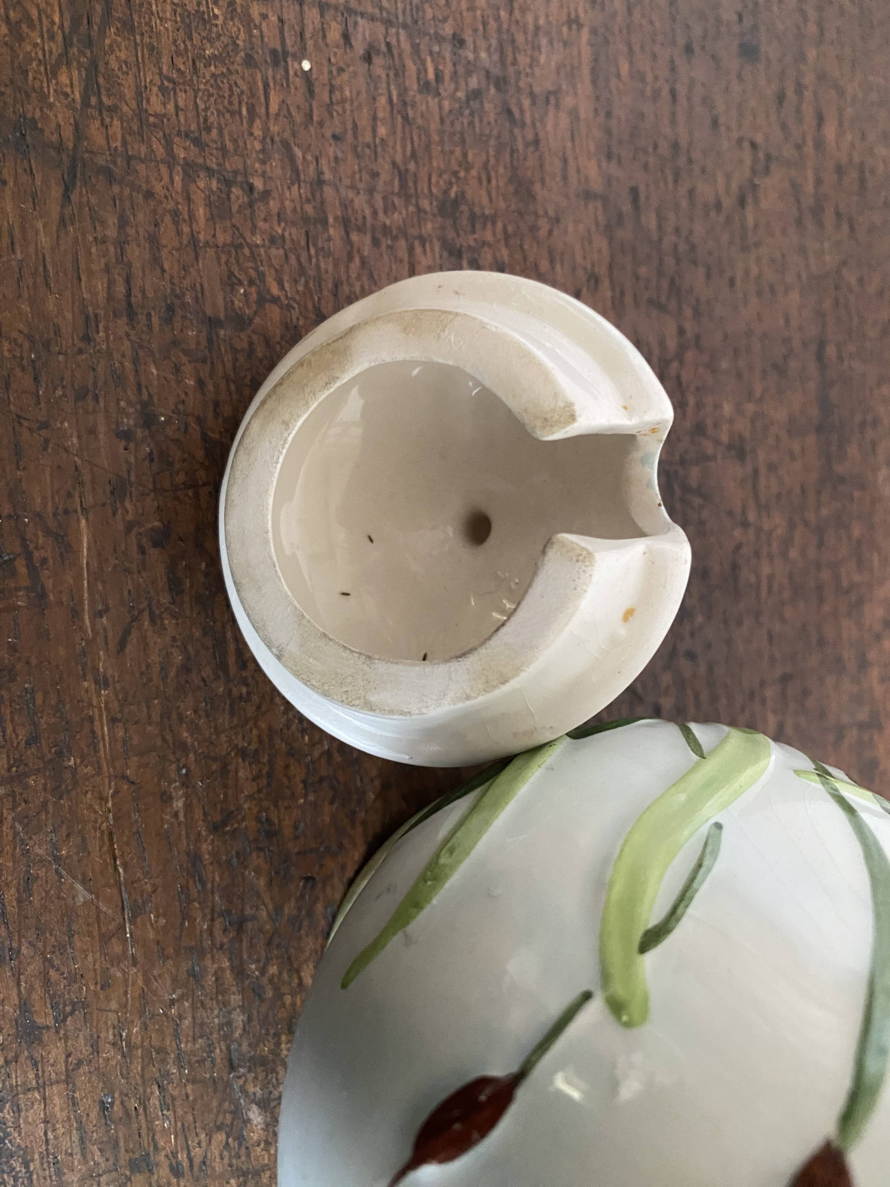 Mustard pot - slip - duck