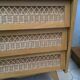 Vintage rattan dresser