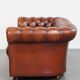 English style cowhide Chesterfield sofa
